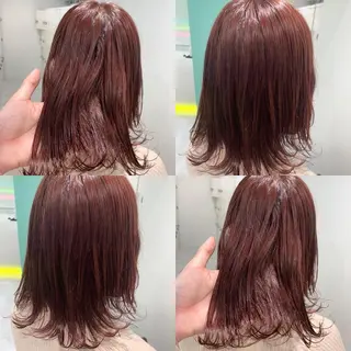 ミディアム 🪞透明感カラー🫧 縮毛矯正🥇かずきのヘアスタイル
