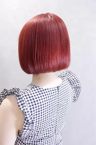 ショート カラー ヘアアレンジ lani ブリーチ /ダブルカラーのヘアスタイル