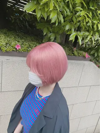 ショート カラー ハイトーン特化💍 NØRN💍韓国のヘアスタイル