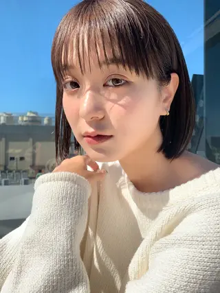 ショート カラー レイヤーカット🎀 NANAHAのヘアスタイル