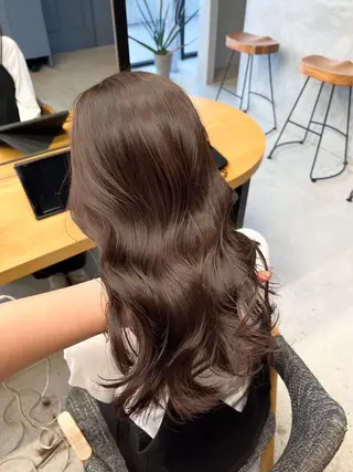 カラー 渋谷/韓国レイヤー 艶カラー特化マサキのヘアスタイル