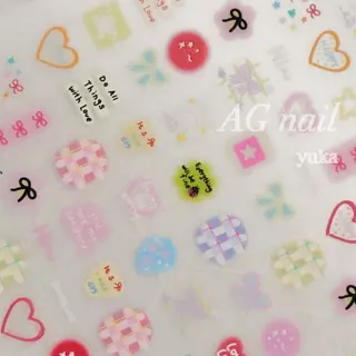 ネイル AGnail 富永 /ちゅるん韓国ネイルのネイルデザイン