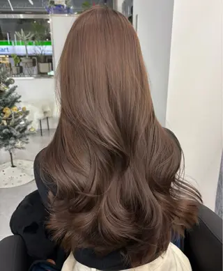 ロング カラー Ardore 韓国風カラー大阪のヘアスタイル