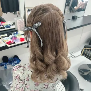 セミロング ヘアアレンジ MILD by17 🤍ゆめか🤍のヘアスタイル