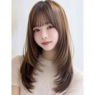 ロング Hina/ COCO /艶カラー・髪質改善のヘアスタイル
