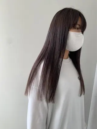 カラー ふわっと抜け感🫧 ブラウンベージュ🤎のヘアスタイル