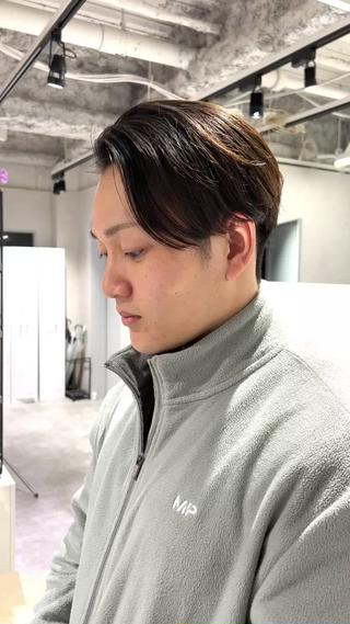 ショート 関西センターパート メンズモデル募集のヘアスタイル