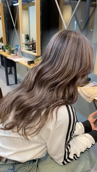 艶バレイヤージュカラー 