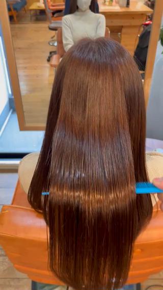 ロング ⚪️髪質改善 縮毛 店長 コウ⚪️のヘアスタイル