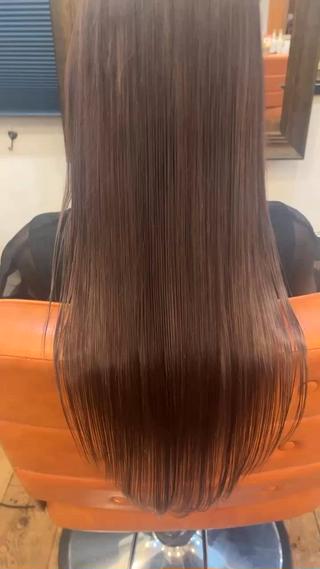 ロング ⚪️髪質改善 縮毛 店長 コウ⚪️のヘアスタイル