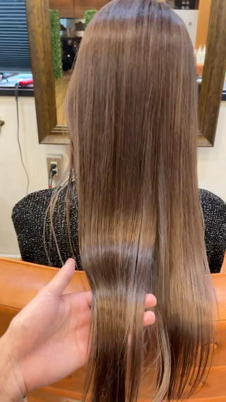 ロング ⚪️髪質改善 縮毛 店長 コウ⚪️のヘアスタイル