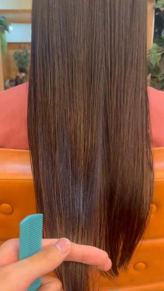 ロング ⚪️髪質改善 縮毛 店長 コウ⚪️のヘアスタイル