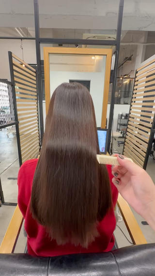 ロング カラー パーマ 🎀髪質改善🎀 平沢🤍のヘアスタイル