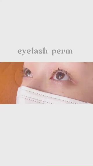 ナチュラルまつ毛パーマ️