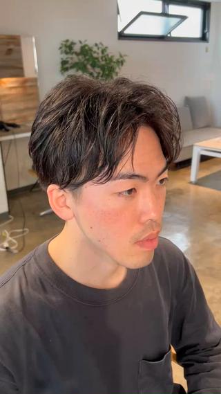 #メンズヘア#束感 