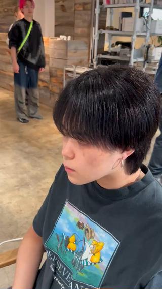 #シースルーマッシュ
#ダウンパーマ 