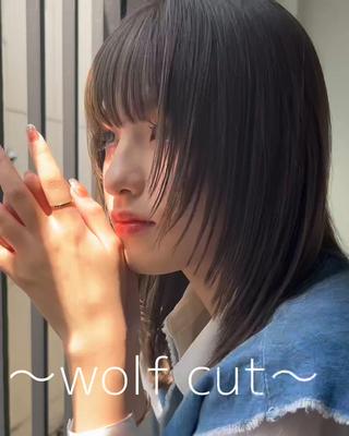 セミロング 🌺ウルフカット職人 新垣渚🐺のヘアスタイル