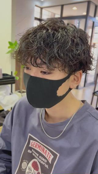 メンズ 岐阜のパーマオタク/ メンズパーマ/早野凪のヘアスタイル