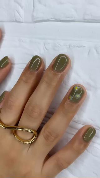 手書きフラワー×グリーン 