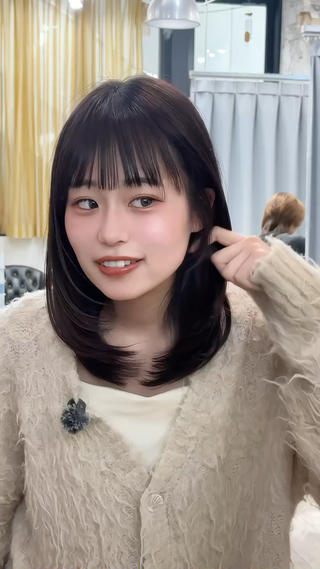 セミロング カラー 美髪/レイヤー 青山/ヒロキのヘアスタイル