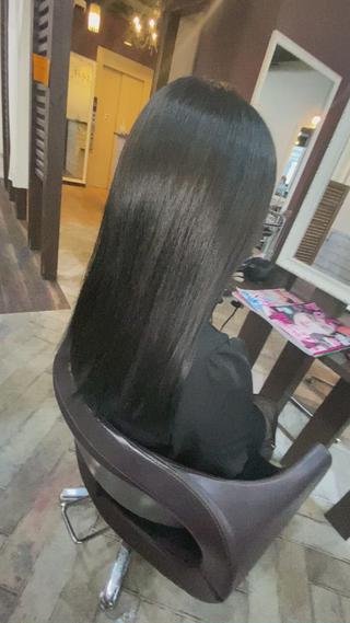 セミロング 女性指名人気no.1 尾崎のヘアスタイル