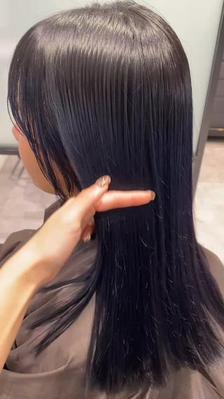 地毛は触らずカラー！！！！ダメージ部分はバッサリカットで大イメチェン 