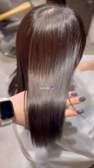 セミロング カラー Euphoria aoyama所属・柚実/グレージュ/ 愛されナチュラル♥️のヘアスタイル