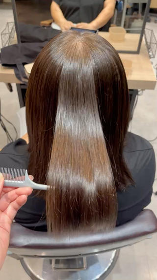 ミディアム パーマ Euphoria aoyama所属・柚実/グレージュ/ 愛されナチュラル♥️のヘアスタイル