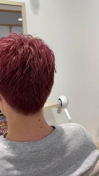 ショート 『大西　陸』 透明感color🔆のヘアスタイル