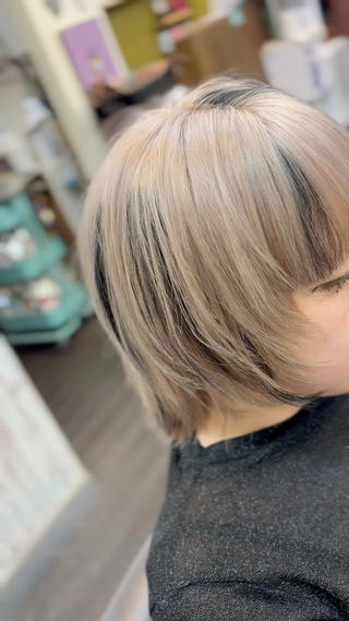 ショート カラー エクステ/ブリーチ / Hayatoのヘアスタイル