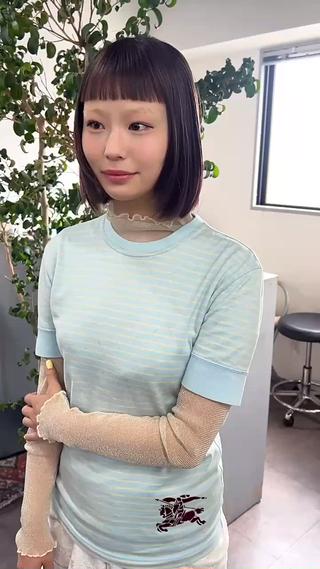 ショート hikaru💘髪質 改善 透明感カラーのヘアスタイル