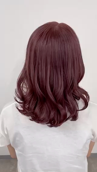 ダブルカラー×カシスピンクベージュ 