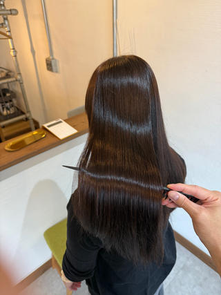 ロング Jyue-ru／北谷 /縮毛矯正/髪質改善のヘアスタイル
