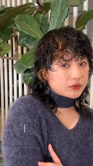 ミディアム カラー ヘアアレンジ 🌱艶髪カラー🌱 Karinのヘアスタイル