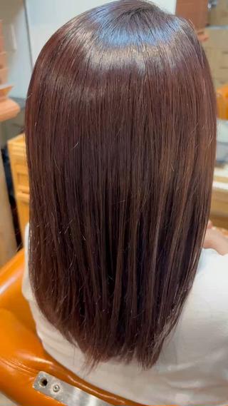 ミディアム 小松 美咲のヘアスタイル