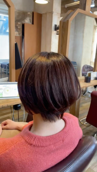 ショート ニスル 町田店所属・似合わせカットカラー 望月一生のヘアスタイル