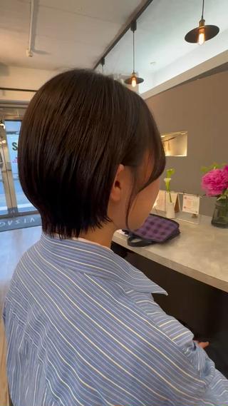 ショート sato ayaka |透明感カラー🫧のヘアスタイル