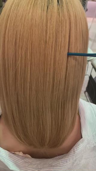 髪質改善トリートメント

ハイブリーチ毛でもサラサラに  ̖́- 