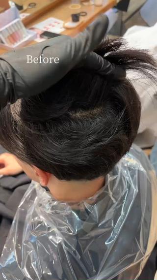 ショート メンズ 洛樹 /海外スタイル /フェード/パーマのヘアスタイル