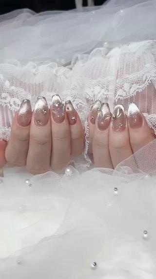 #マグネット #フレンチ #グラデーション 