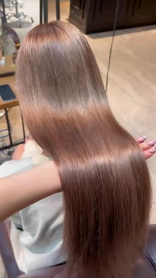 ロング カラー 🎀ハイトーン・艶 カラー HANA🎀のヘアスタイル
