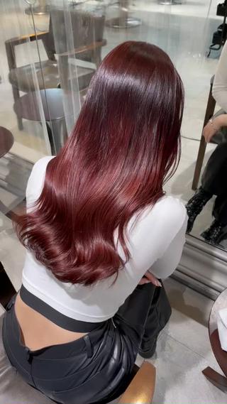ロング カラー ヘアアレンジ 🎀ハイトーン・艶 カラー HANA🎀のヘアスタイル