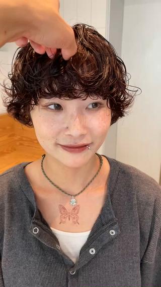 ショートのパーマスタイル 