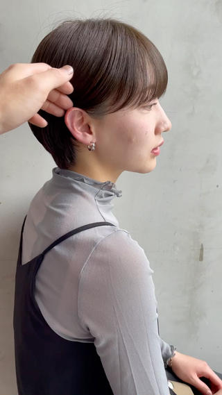 ショート カラー パーマ/パーマ落とし 【Kouta】のヘアスタイル