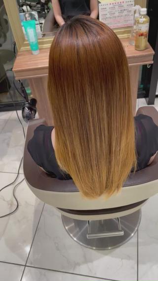 毛先ブリーチ数回
ハイライト履歴あり
プレミアム縮毛矯正
