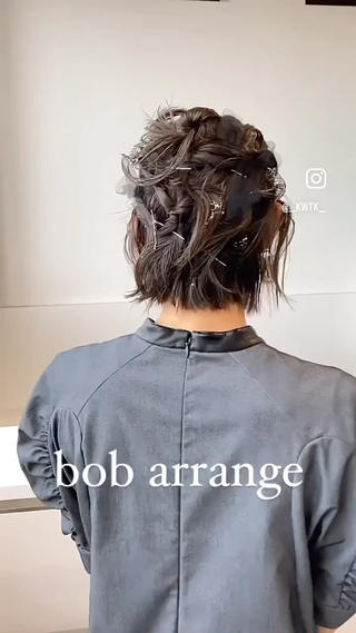 ショート ヘアアレンジ KAWATOKO MISUZUのヘアスタイル