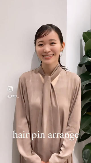 ミディアム ヘアアレンジ KAWATOKO MISUZUのヘアスタイル