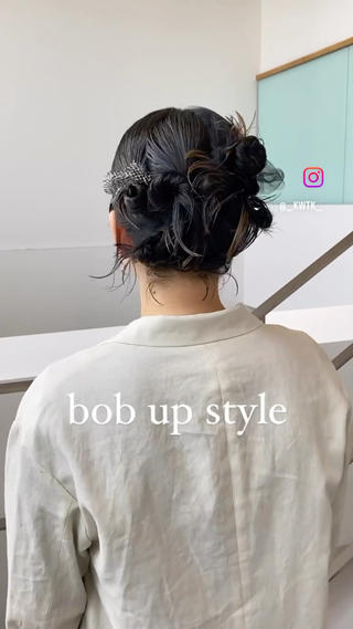 ショート ヘアアレンジ KAWATOKO MISUZUのヘアスタイル