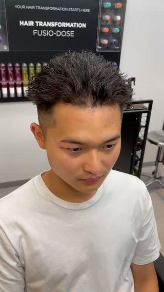 オールバック風なツイストスパイラルになります！
是非参考にしてください 