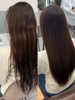 ロング パーマ 上田 ヒロツグのヘアスタイル